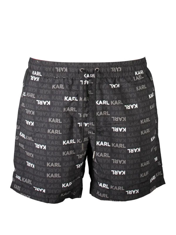 Karl Lagerfeld Beachwear Herren Tasche Schwarz