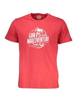GIAN MARCO VENTURI Herren Kurzarm-T-Shirt Rot