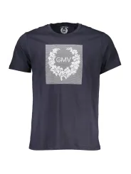 GIAN MARCO VENTURI Herren Kurzarm-T-Shirt Blau
