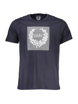 GIAN MARCO VENTURI Herren Kurzarm-T-Shirt Blau