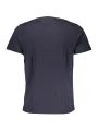 GIAN MARCO VENTURI Herren Kurzarm-T-Shirt Blau