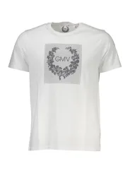 GIAN MARCO VENTURI Herren Kurzarm-T-Shirt Weiß