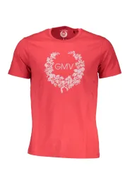 GIAN MARCO VENTURI Herren Kurzarm-T-Shirt Rot