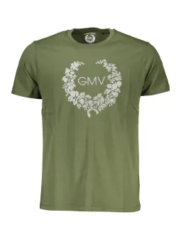 GIAN MARCO VENTURI Herren Kurzarm-T-Shirt Grün