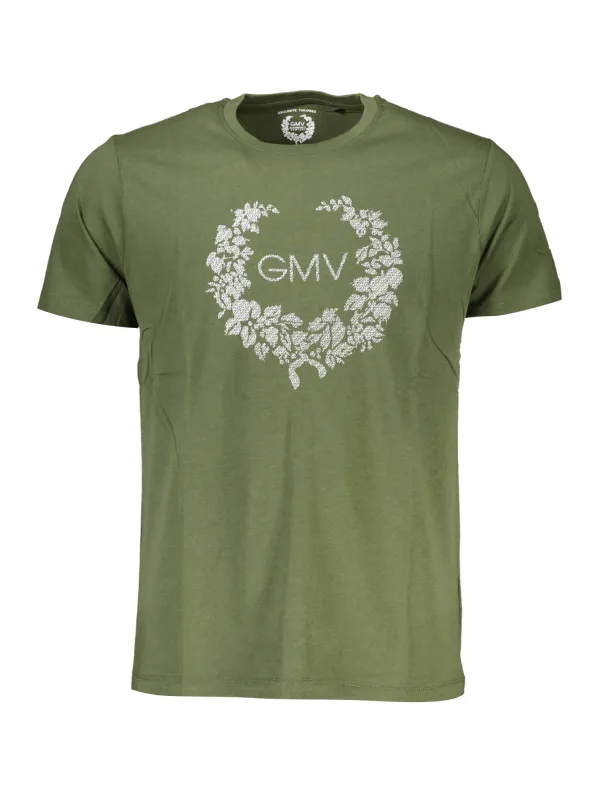 GIAN MARCO VENTURI Herren Kurzarm-T-Shirt Grün