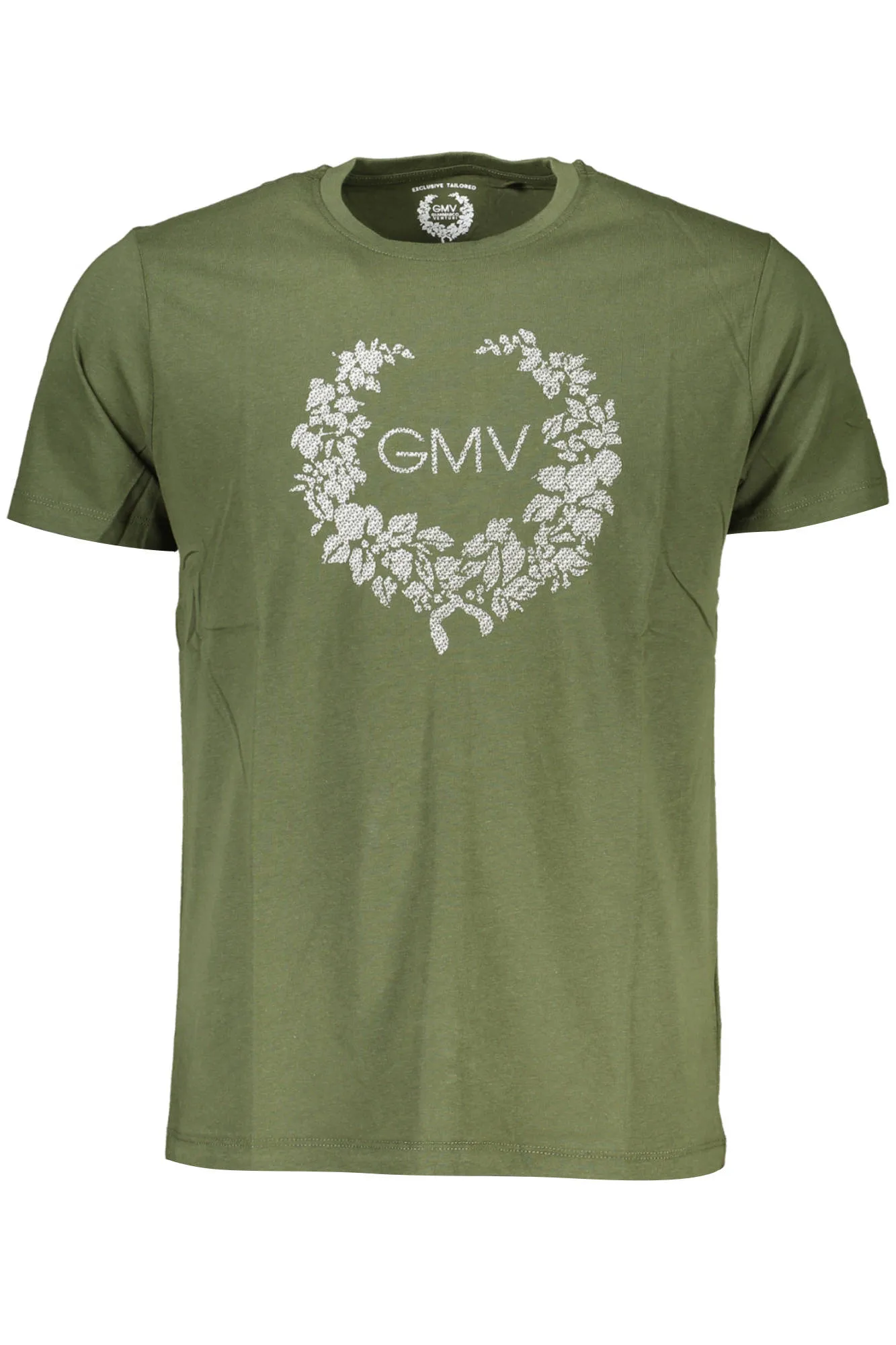 Herren Kurzarm-T-Shirt Grün AU00783-ATTILIO_VERDE_MILITARY-GREEN