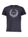 GIAN MARCO VENTURI Herren Kurzarm-T-Shirt Blau