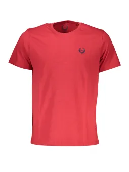 GIAN MARCO VENTURI Herren T-Shirt Rot leihen – Flex-Fashion
