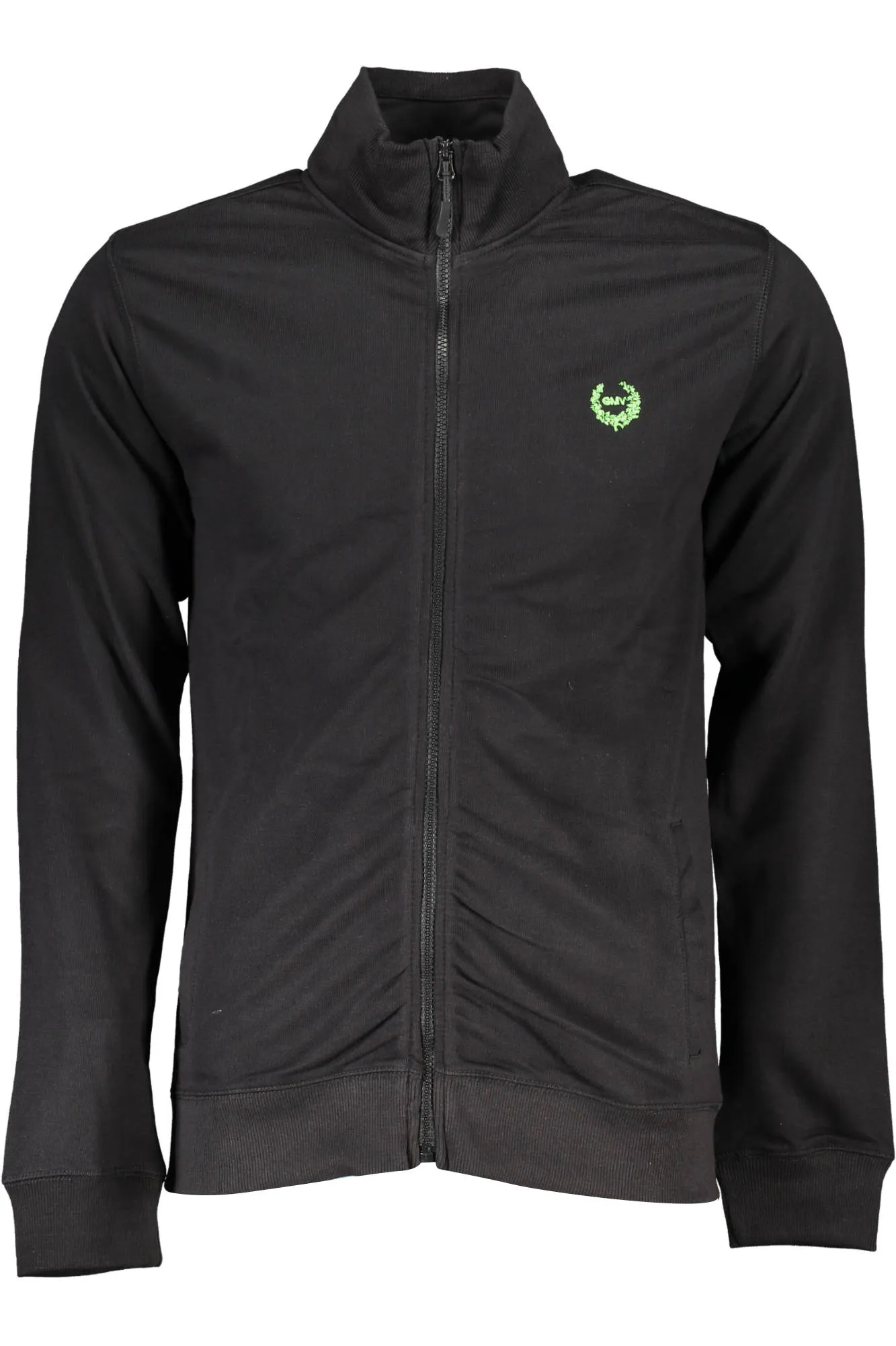 Herren Langarm-Sweatshirt Schwarz AU00912-PATIO_NERO_BLACK