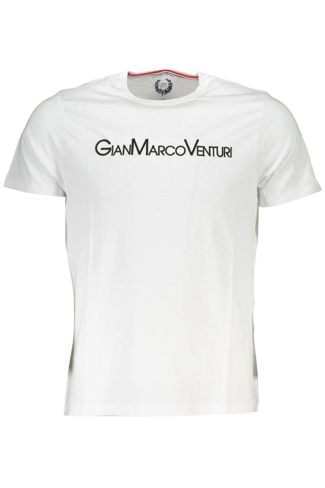 Herren Kurzarm-T-Shirt Weiß AU00665P-CALIMERO_BIANCO_WHITEBLACK