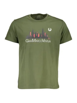 Mieten Sie GIAN MARCO VENTURI Herren T-Shirt in Grün XL