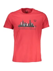 GIAN MARCO VENTURI Herren Kurzarm-T-Shirt Rot