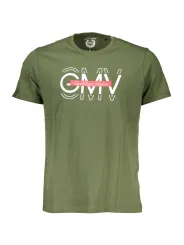GIAN MARCO VENTURI Herren Kurzarm-T-Shirt Grün