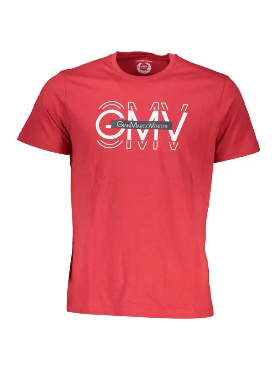 GIAN MARCO VENTURI Herren Kurzarm-T-Shirt Rot