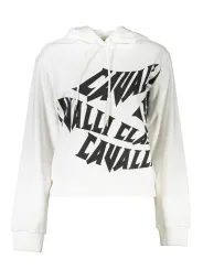 Cavalli Class Damen Langarm-Sweatshirt Weiß | online kaufen