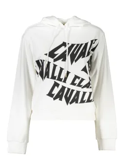 Cavalli Class Damen Sweatshirt Weiß leihen - Flex-Fashion