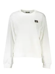 Cavalli Class Damen Langarm-Sweatshirt Weiß | online kaufen