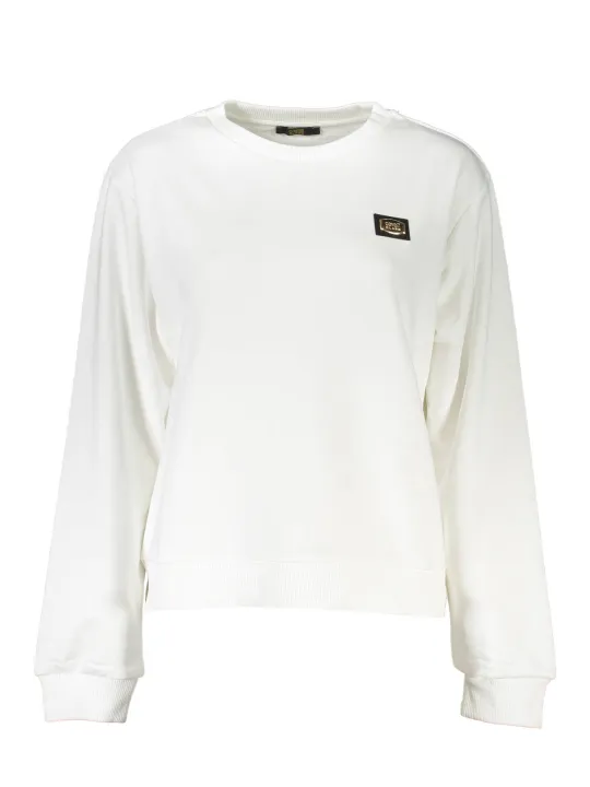 Cavalli Class Damen Langarm-Sweatshirt Weiß | online kaufen