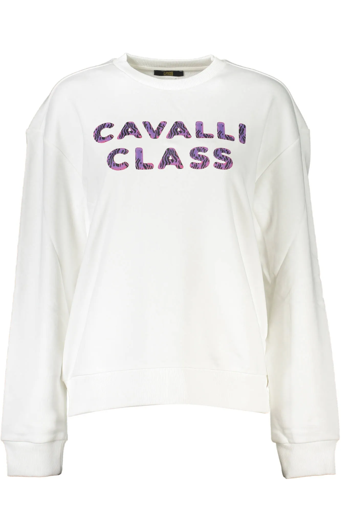 Damen Langarm-Sweatshirt Weiß QXT67A-CF062_BIANCO_00053