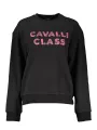 Cavalli Class Damen Langarm-Sweatshirt Schwarz