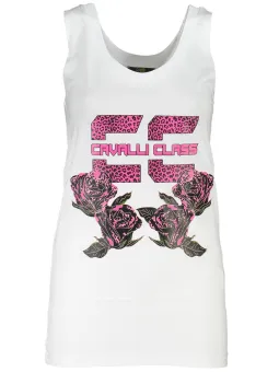 Damen Tanktop Weiß von Cavalli Class mieten - Flex-Fashion