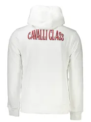 Cavalli Class Herren Langarm-Sweatshirt Weiß | online kaufen