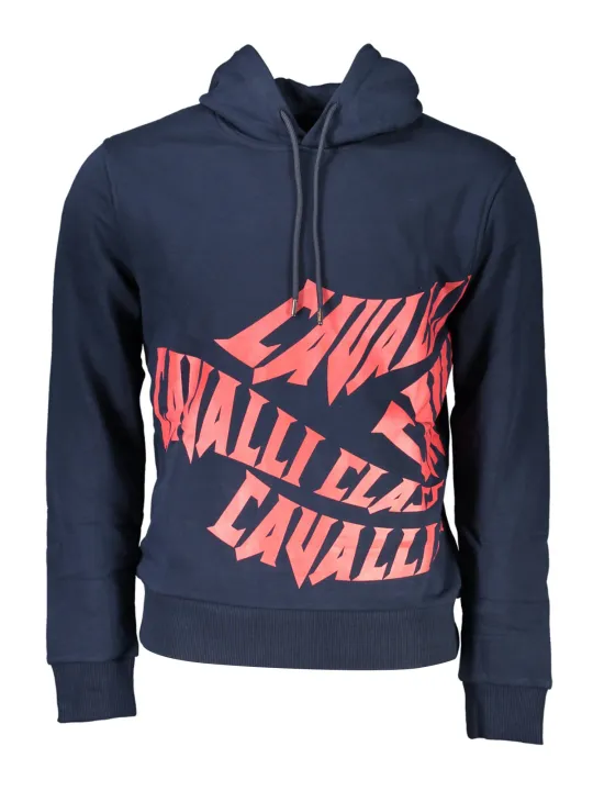 Cavalli Class Herren Langarm-Sweatshirt Blau | online kaufen