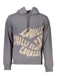 Cavalli Class Herren Langarm-Sweatshirt Grau | online kaufen