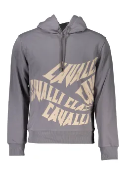 Cavalli Class Herren Sweatshirt Grau mieten | Flex-Fashion
