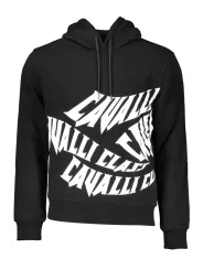 Cavalli Class Herren Langarm-Sweatshirt Schwarz