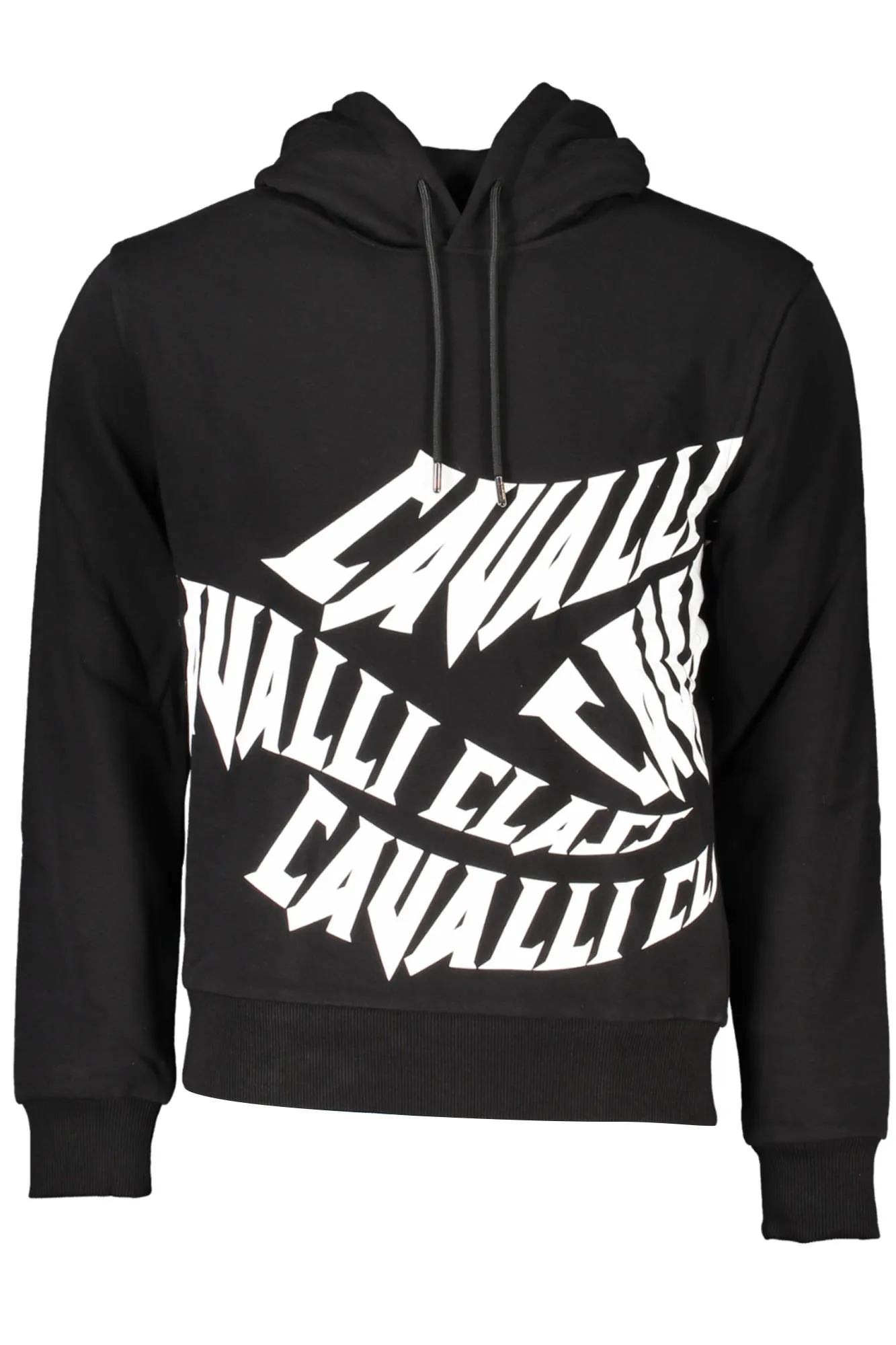 Herren Langarm-Sweatshirt Schwarz QXT65A-CF062_NERO_05051