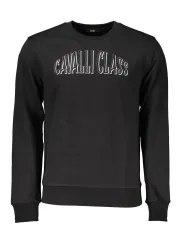 Cavalli Class Herren Langarm-Sweatshirt Schwarz