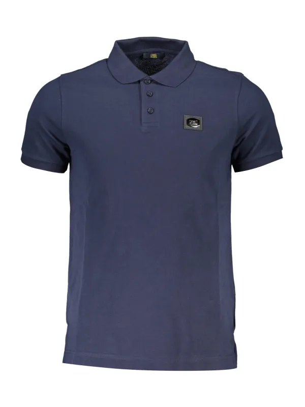 Cavalli Class Herren Kurzarm-Poloshirt Blau | online kaufen