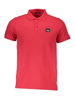 Cavalli Class Herren Poloshirt Rot leihen - Flex-Fashion Verleih