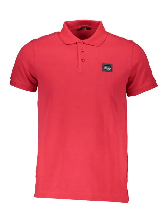 Cavalli Class Herren Kurzarm-Poloshirt Rot | online kaufen