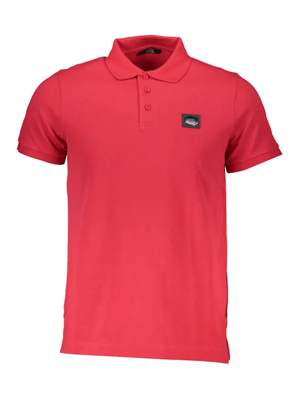 Cavalli Class Herren Kurzarm-Poloshirt Rot | online kaufen