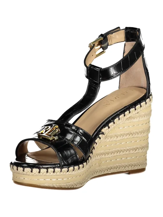 RALPH LAUREN Damen Sandale Schwarz | online kaufen