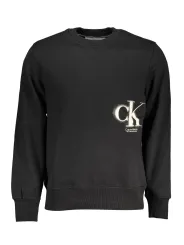 Calvin Klein Herren Langarm-Sweatshirt Schwarz