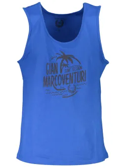 Miete stilvolles Herren Tanktop Blau von GIAN MARCO VENTURI
