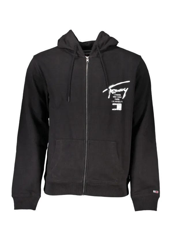 Tommy Hilfiger Herren Langarm-Sweatshirt Schwarz