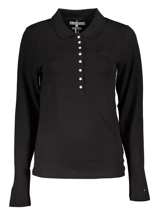 Tommy Hilfiger Damen POLOHEMD Schwarz | online kaufen