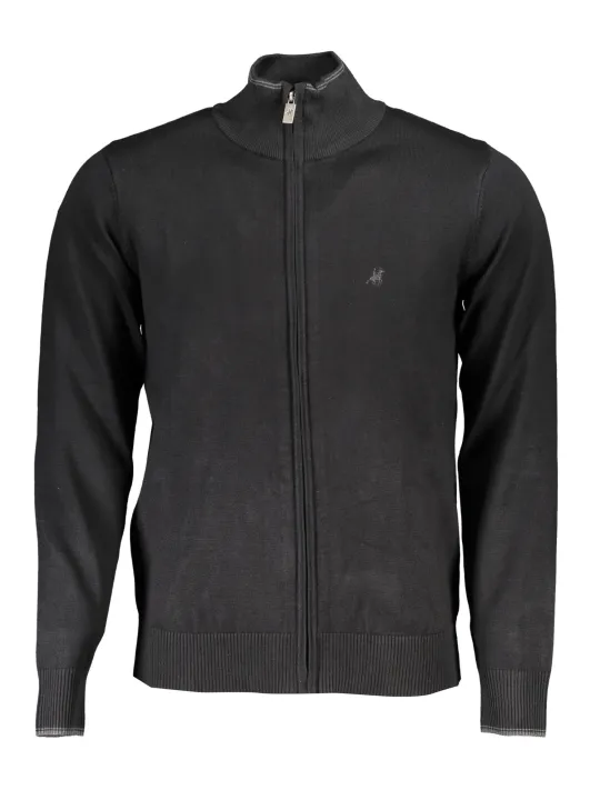 U.S. GRAND POLO Herren STRICKJACKE Schwarz | online kaufen