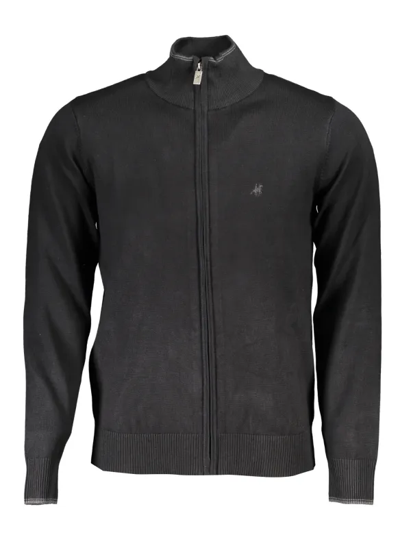 U.S. GRAND POLO Herren STRICKJACKE Schwarz | online kaufen