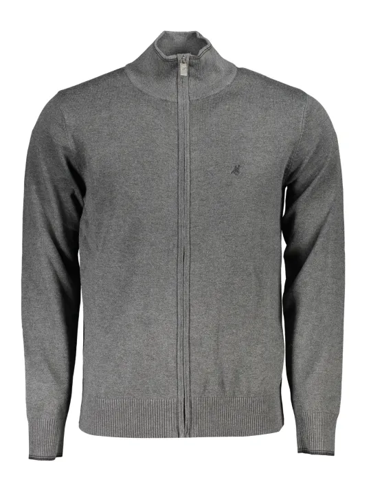 U.S. GRAND POLO Herren STRICKJACKE Grau | online kaufen
