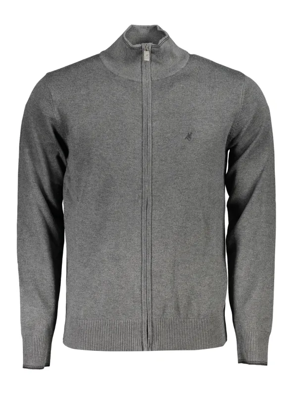 U.S. GRAND POLO Herren STRICKJACKE Grau | online kaufen