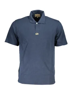 LA MARTINA Herren-Poloshirt Blau mieten - Flex-Fashion Verleih
