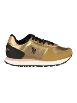 U.S. Polo Assn. Jungen Sneaker Gold mieten | Flex-Fashion