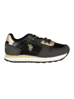 U.S. Polo Assn. Jungen Sneaker Schwarz mieten bei Flex-Fashion