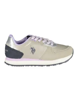 U.S. Polo Assn. Jungen Sneaker Silber - Flex-Fashion Verleih