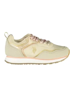 Beige U.S. Polo Assn. Kindersneakers mieten bei Flex-Fashion